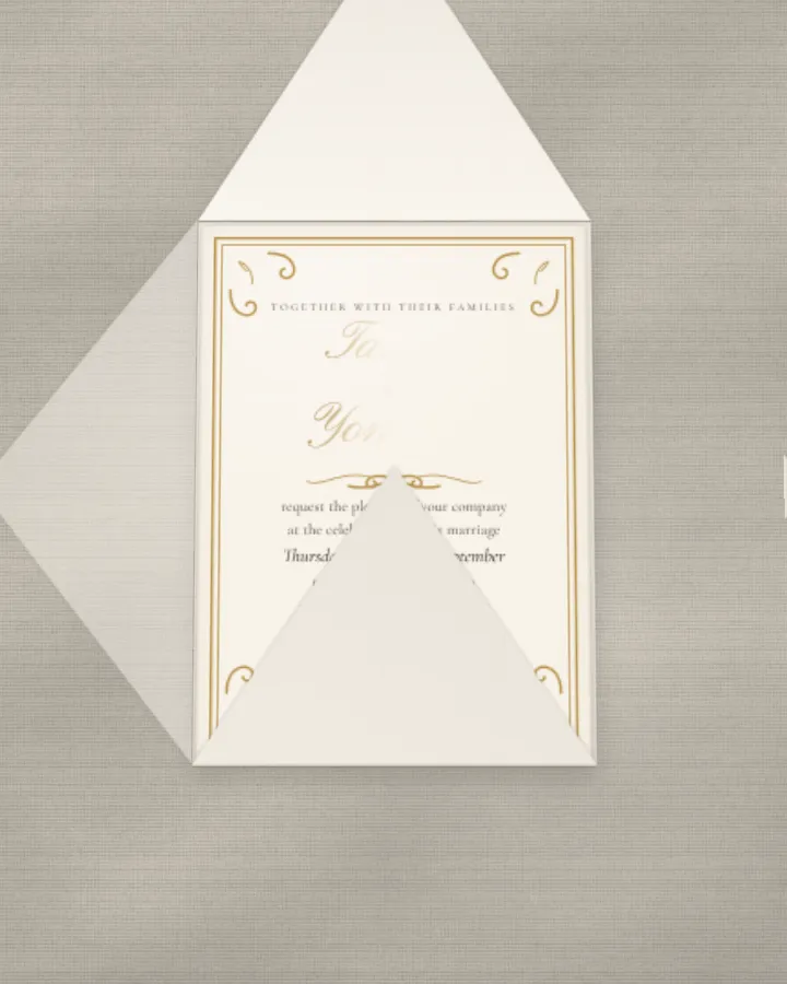 Golden Flourish · Sealed letter